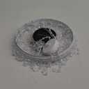 Hanging Solar Lantern Outdoor Chandelier Christmas Gifts for Women Waterproof Modern Crystal Acrylic Pendant Light with Cool White LED S Hook Garden Decor Light for Gazebo, Patio, Yard, Party, Wedding