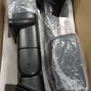 YHTAUTO Towing Mirrors for 07-14 Silverado Sierra, Tahoe, Yukon(XL), Suburban, Avalanche, Power Adjusted Heated, Arrow & Turn Signal & Running & Backup Lights, Extended Driver Passenger Car Mirrors (Smoke)