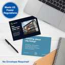 PrintWorks Blank Printable Postcards for Mailing & Printing - 1000 Cards (4.25" x 5.5" Post Card Size) - 4 per Sheet - 250 Sheets (8.5 x 11) - Made in the USA - No Envelope Needed - White (04299)