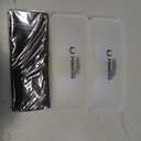 FONHCOO Clip-on Blue Light Blocking Glasses Night Driving Sunglasses 2 Pack Lens over Prescription Glasses for Women Men (2 Pack Transparent Blue Light Blocking Lens)