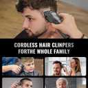 Jack & Rose Clippers and Trimmers Set, Cordless Hair Clippers for Men, Barber Clippers Set