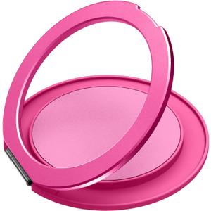 Cell Phone Ring Holder Stand [Compatible with MagSafe], Cell Phone Accessories Metal Matte Ring Holder, Magnetic Phone Grip for Phones and Cases - Hot Pink
