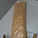 15 Pack Rubber Stair Nosing - 3.3Ft Stair Anti-Slip Adhesive Strip, Made of Wear-Resistant Rubber, Mute, Easy to Install - Indoor/Outdoor (15, Light Brown, 3.3Ft)