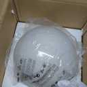 10 Inch Ball Table Lamp with Glass Shade Stylish Ball Light Lamp for Bedroom Living Room and Bookshelf Modern Design Perfect for Home Decor, Without Bulb