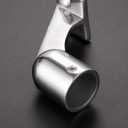 1 Pack Heavy Dudy 60 Degree Marine Boat Yacht High Leg Hand Rail End Stanchion,316 Stainless Steel Boats Accessoriesfor Pipe 7/8 Inch(22mm) or 1 Inch(25mm)