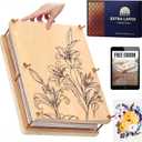 Extra Large Flower Press Kit for Adults and Teens - Big Flower Preservation Kit 38 x 29cm (15" x 11.4") - Includes Expert Video Tutorials - Gift-Ready Packaging Ideal for Arts and Crafts Lovers