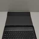 Case with Keyboard for Samsung Galaxy Tab A9 Plus 11 inch (SM-X210/X215/X216/X218),7 Color Rainbow Backlight Detachable USB-C Keyboard Magnetic Case with Pen Slot for Tablet A9+ 5G Black