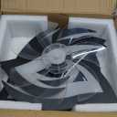 Black Flower Modern CeilingFans with Lights, Low Profile Ceiling Fan with Remote for Bedroom, Flush Mount Ceiling Fan with LED Dimmable Light,6-Speeds, Timing CeilingFan Light