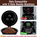 Reusable Coffee Pods compatible with Ninja CFP301Coffee Maker-Only Fits 3-Hole Needle Machines,3 Pack Reusable K Cups Pods and 2 Pack Reusable Filter Not for Ninja CFP101 PB051