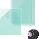 4.5" X 5.25" Welding Helmet Cover Lens,10 Pcs Outside Replacement Clear Lens Covers for Solar Auto Darkening Welding Helmet