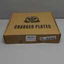 Antique Charger Plates, 13 Inch White Dinner Plate Chargers Round Server Ware. Set of 6 Plastic Embossed Charger for Dinner, Party, Wedding, Elegant Tableware Decoration (White)