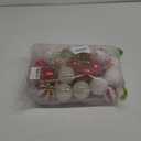 Christmas Ornaments Balls - 30 Pcs 2.4 Inch Shatterproof Plastic Christmas Balls Sets, Red & White Small Christmas Tree Balls Hanging Ornaments for Holiday Wreath Party Christmas Tree Decor