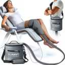 Cold Therapy Machine, Portable Ice Therapy Machine for Knee After Surgery with Programmable Timer & Flow Rate, Quiet Pump, Knee Pad, Light Gray