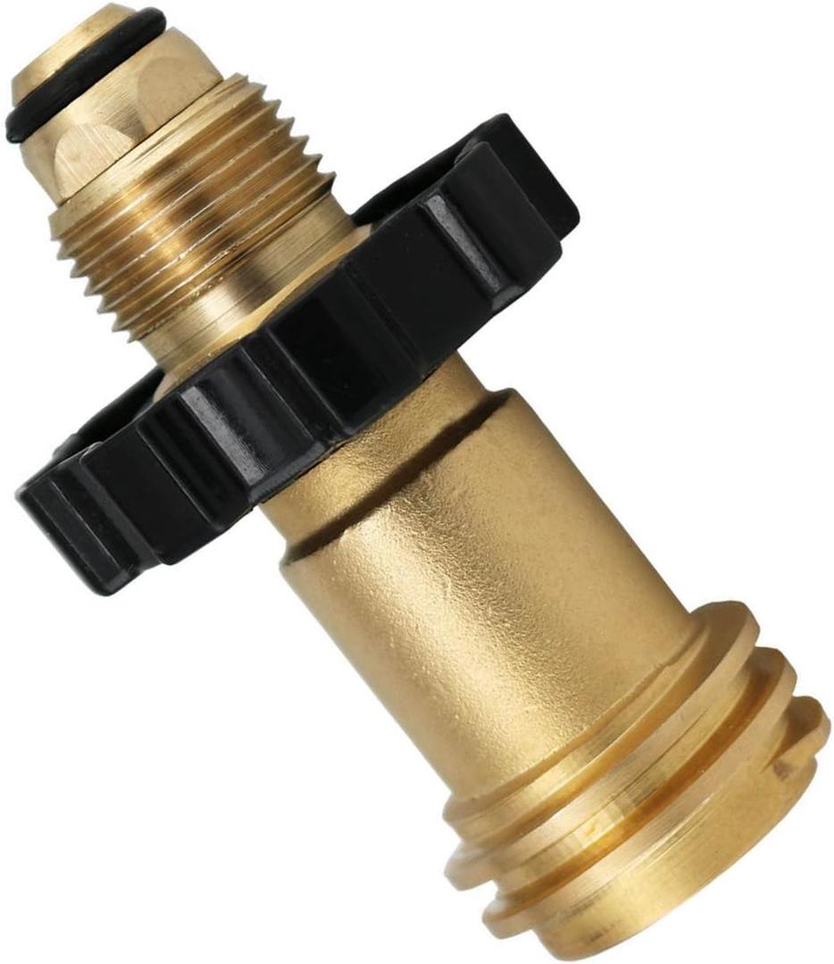 DOZYANT Universal Fit Propane Tank Adapter Converts POL to QCC1 / Type 1 with Wrench, Propane Hose Adapter Old to New Connection Type