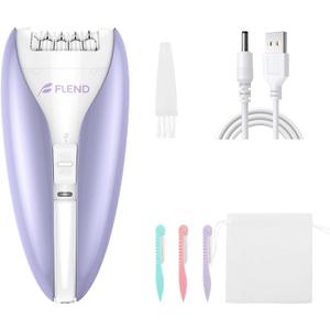 Epilator, Silent Smooth Glide Epilator for Women, 2 Speeds Facial Hair Removal Device with Silent Design, Cordless Rechargeable Hair Removal Epilators for Women Face Legs Bikini Arms Legs