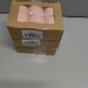 3 x Blush Pink Ribbon, 6 Rolls Pink Ribbon for Flower Bouquet/Gift Wrapping, 1 1/2 inch x 7Yd Handmade Fringe Chiffon Silk Ribbons for Crafts, Wedding, DIY Crafts for Mothers Day