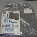 Utopia Towels 8 Piece Luxury Towel Set  Majestic Plush, Super Absorbent & Quicker-to-Dry, Thick 100% Ring Spun Cotton Towels for Bathroom, Spa & Hotel  2 Bath, 2 Hand, 4 Washcloths, Grey