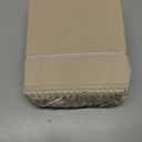 MIYE Wrap Around Ruffled Lace Bed Skirt, Elastic Dust Ruffle with Adjustable Belts, Easy to Put On, Bed Frame Cover, Machine Washable (Tassel Ruffle/Beige, King/Queen-15 Drop)