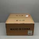 20" Low Profile Ceiling Fans with Lights, Flush Mount Boho Ceiling Fan with Light Remote Control, Bladeless Caged 6 Speeds for Bedroom, Nursery, Living Room (Beige)