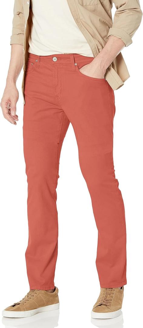 AG Adriano Goldschmied Mens Everett Slim Straight (31W x 34L, Dusty Blush)