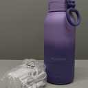 Momcozy Portable Bottle Warmer for Travel  Dual Heating Modes for Breast Milk & Water, Portable Milk Warmer with Fast Heating & Long Battery Life, 17 Ounces Large Capacity, Purple