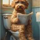 Reivworl Dog Paint by Numbers Kit for Adults, Dog Paint by Number for Beginners, Adult Paint by Number Kits for Gifts and Home Wall Decor 16x20 Inch (Without Frame)