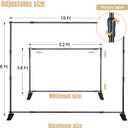 WEWLINE 8×10ft Backdrop Banner Stand Step and Repeat Background