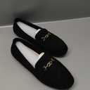 DeYashopin Women's Loafer Shoes Leisure Slip On Work Shoes Comfort Walking Flats, Size 9,5