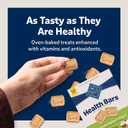 Blue Buffalo Health Bars Crunchy Dog Biscuits, Oven-Baked with Natural Ingredients, Apples & Yogurt, 3.5-lbs Box (EXP 12/08/26)