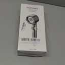 Filtered Shower Head with Handheld - High Pressure 3 Spray Modes Showerhead with Filters, 12 Replaceable Water Softener Filters for Hard Water | Ion Shower Drops Head with 75" Anti-Burst Hose (Gray)