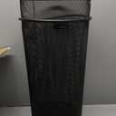 Mind Reader Umbrella Stand, Walking Cane, Wrapping Paper, Entryway Metal Mesh, L x 10.25" W x 19.5" H, Set of 2, Black