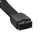 12VHPWR Cable Extension, 16 Pin(12+4) Female to Dual PCIe 8 Pin(6+2) Male GPU, PSU Conversion Cable for Power Supply 6.8 in(17cm)
