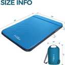 Lost Horizon Self-Inflating Foam Camping Mattress, Queen, 3" Thick