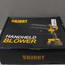 Leaf Blower Cordless with Battery and Charger, 800,000 RPM, Extended Nozzle, Lightweight Handheld Design,Blower for Patio Cleaning,car Blowing Water, Lawn Care(Lemon Yellow)