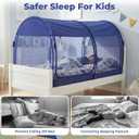 LEEDOR Bed Tent Dream Tents Bed Canopy Shelter Cabin Indoor Privacy Warm Breathable Pop Up Twin/Full/Queen for Kids and Adult Patent Pending(Mattress Not Included)