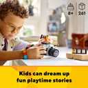LEGO Creator 3 in 1 Retro Camera Toy, Transforms to Retro Video Camera or to TV Set, Photography Gift for Boys and Girls Ages 8 Years Old and Up Who Enjoy Creative Play, 31147, Medium