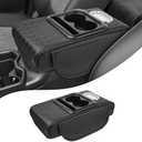 Autorder Center Console Cover for Toyota RAV4 2019-2025 Accessories Armrest Cushion with Multi-Purpose Storage Slot Leather Middle Console Cover RAV4 Armrest Cover Anti-Scratch