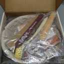 Superbaking Banneton Bread Proofing Basket Set with Silicone Dough Sling, 9" Splinter-Free Proofing Basket, Non-Stick Dutch Oven Liner, Sourdough Starter Kit, Sourdough Bread Baking Supplies & Tools