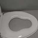 Elongated Toilet Seat with Built-in Toddler Seat, Soft Close Kids Toilet Seat Attachment, Ideal for Potty Training