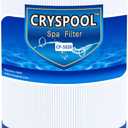Cryspool 5020 Filter Compatible with 2009+ Spa Models (for 5 1/2 Drain Caps), Soft tub #5020, 35 Sq. Ft Spa Filter Cartridge, 1 Pack