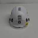 GREEN DEVIL Safety Hard Hat with Tinted & Clear Visor Vented Construction Helmet Cascos de Construccion ABS Work hardhats for Men (White with Smoke built-in visor and Clear outside Visor)