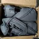 Oversized Camping Chair, Portable Folding Camping Chairs with Side Pocket, Cup Holder and Carry Bag, Heavy Duty Outdoor Camping Chairs for Adults, Fishing, Sports, Trip, up to 400lbs, Style 8 (Gray/Light Gray)