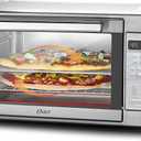 Oster Extra-Large Air Fryer Oven 10-in-1 Versatile Cooking Functions Fits 2 Large Pizzas Stainless Steel Perfect for Holiday Hosting