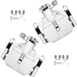 cciyu 18B5425 18B5424 Rear Left & Right Brake Calipers With Bracket For Dodge For Dart 2013-2016