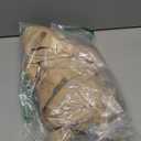 H.VERSAILTEX Blackout Tie Up Curtain 63 Inch Length Thermal Insulated Balloon Curtains Adjustable Kitchen Tie Up Curtain Rod Pocket Panel - 42x63 - Taupe Birds Pattern