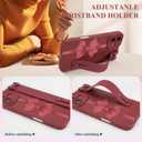jueaes Cute Bow Case for iPhone 16 with Finger Hand Wrist Strap
