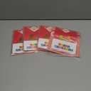 4 x Colorful Happy Birthday Banner with 12pcs Pennant Banner Flags, Rainbow Happy Birthday Sign with Shiny Gold Letters, Party Decorations for Boys Girls, DIY Party Supplies (Multi-color)