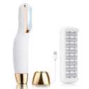 Dermaplane Razor for Women Face, Dermaplaning Tool for Face, Sonic Edge Technology with 13 Replaceable Blades(White-784)