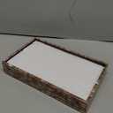 Handicrafts Home 10x6 Towel Tray Mother of Pearl Grey Handmade Tray for Hand Towels, Perfumes & Toiletries