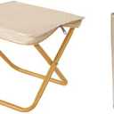 Outdoor Folding Stool Lightweight Foldable Chairs for Outside Waterproof Camping Stool Portable Seating Durable Comfortable Breathable Easy to Carry Perfect for Queuing Hiking and Picnics